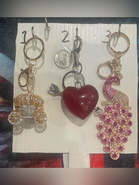 Accessories - #12 Choice of 1 Keychain Charm with Gold or Silver Clasp